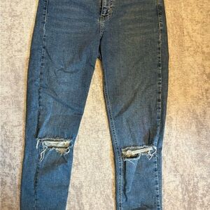 Topshop Distressed Women's Jeans